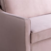 serta pink convertible loveseat   