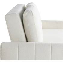 serta white convertible loveseat   