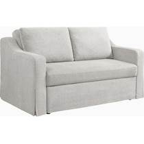 serta white convertible loveseat   