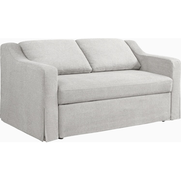 Serta Diana Convertible Loveseat - Linen