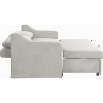 serta white convertible loveseat   