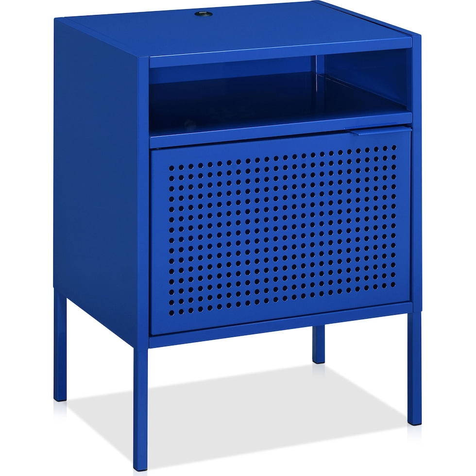 seward blue nightstand   