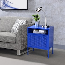 seward blue nightstand   