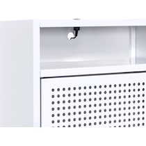 seward white nightstand   