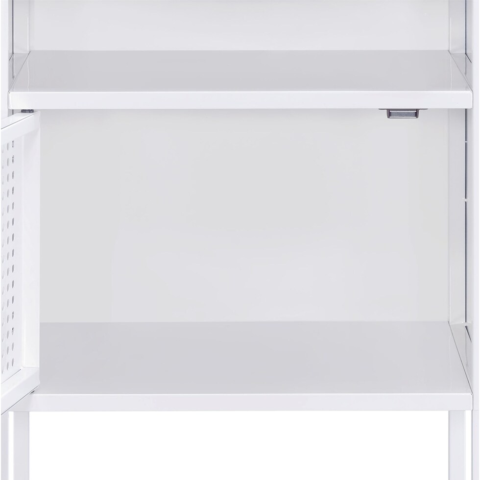 seward white nightstand   
