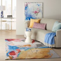 shae multicolor area rug  x    