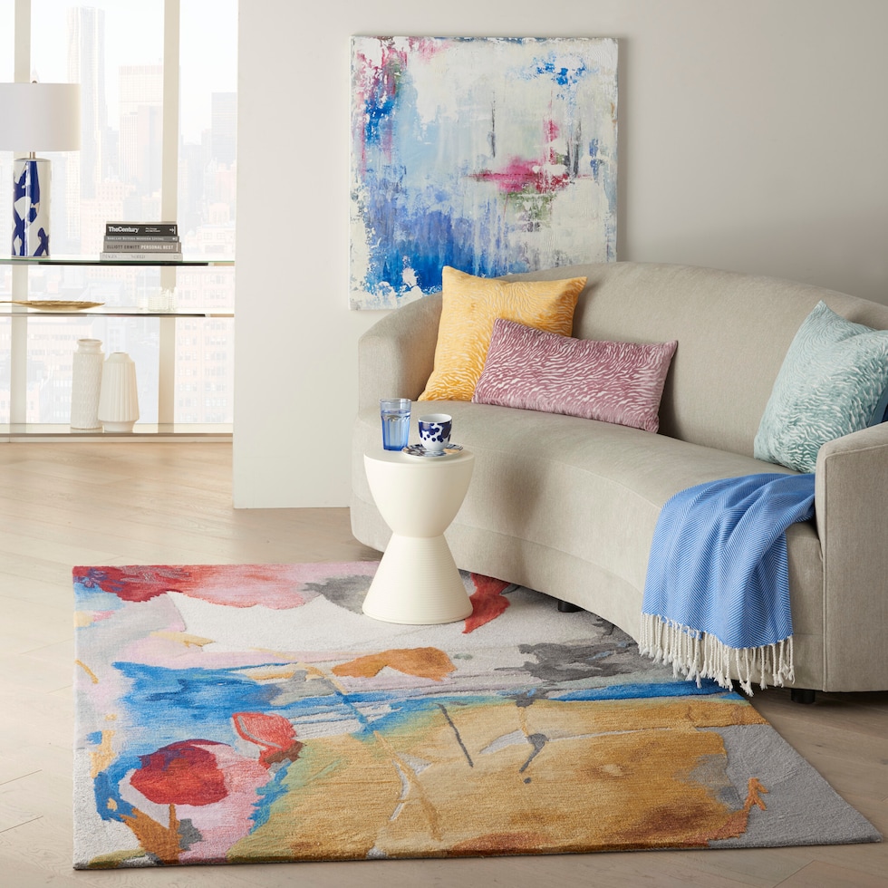 shae multicolor area rug  x    