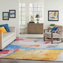 shae multicolor area rug  x    