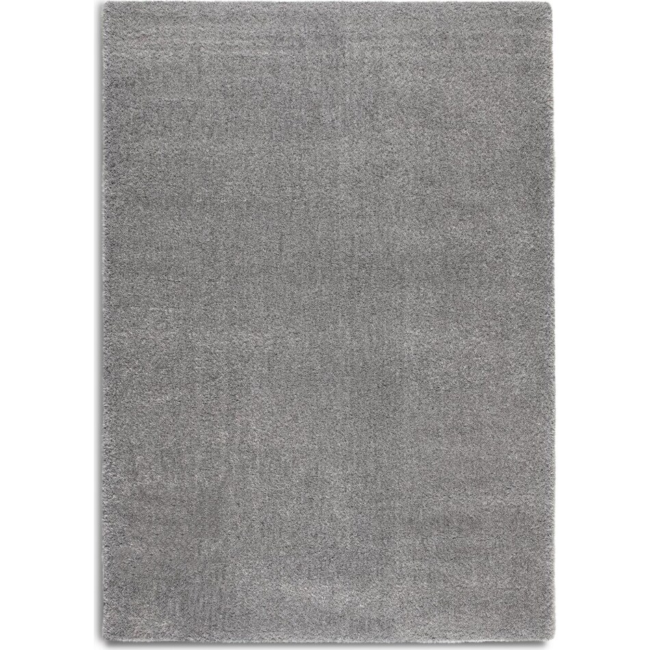 shag gray area rug ' x '   