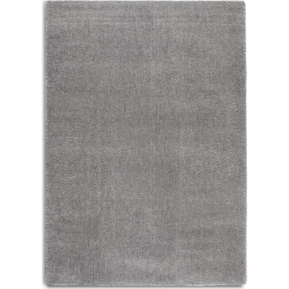 shag gray area rug  x    