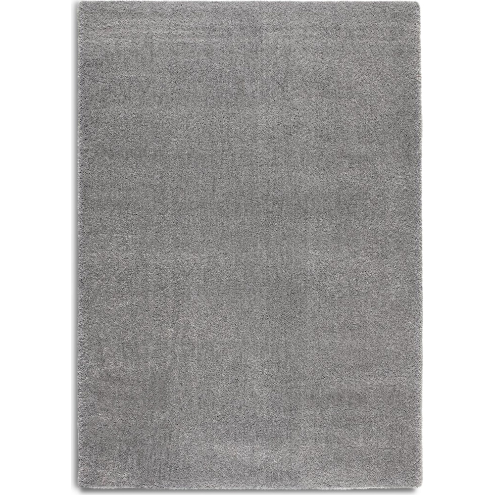 shag gray area rug  x    