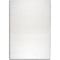 shag white area rug  x    