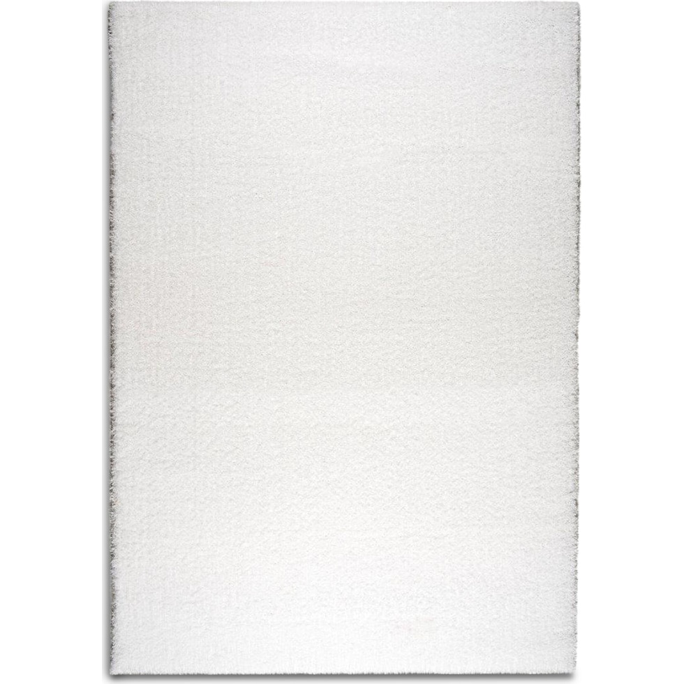 shag white area rug  x    