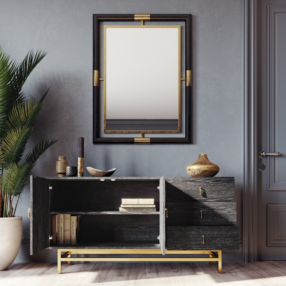 shah black cabinet   