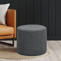 shamea gray ottoman   