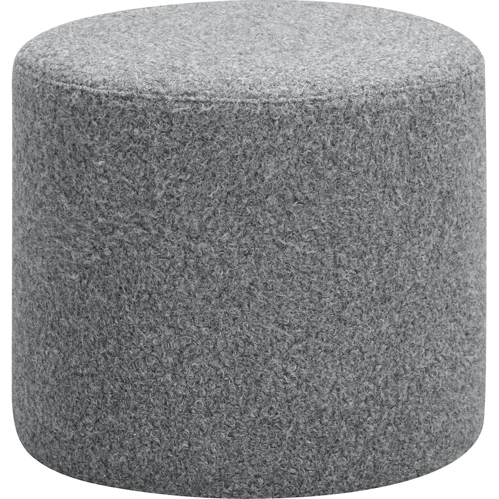 shamea gray ottoman   