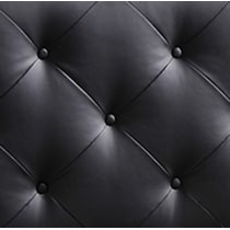 sharley black full headboard   