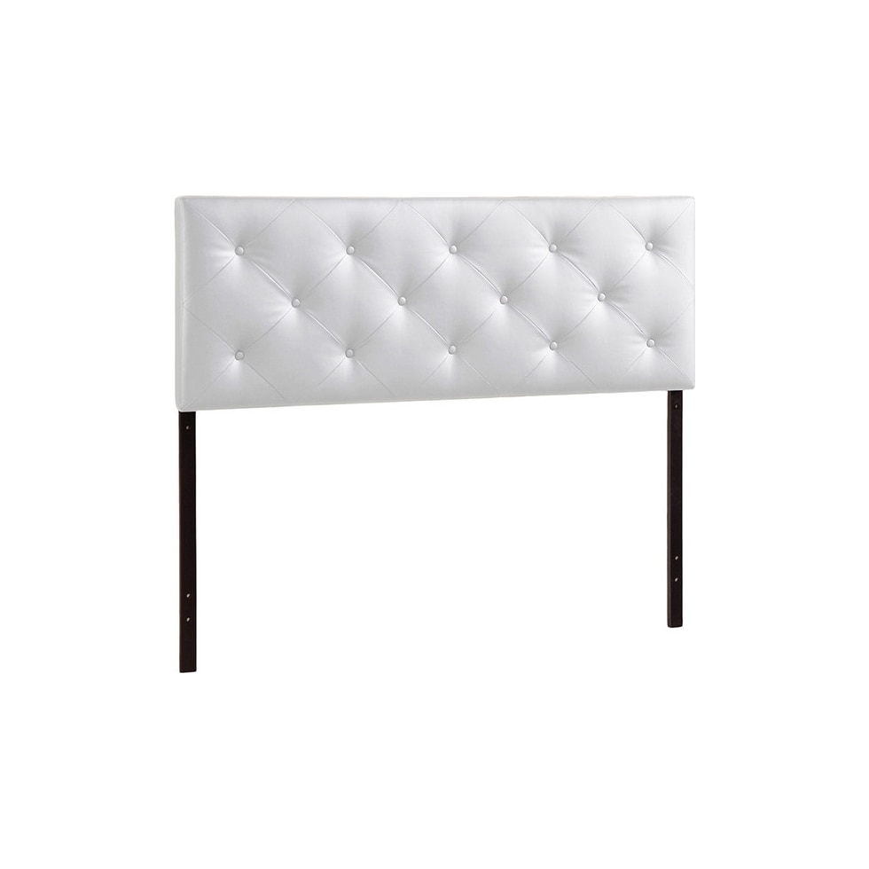 sharley white full headboard   