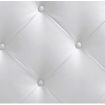 sharley white full headboard   