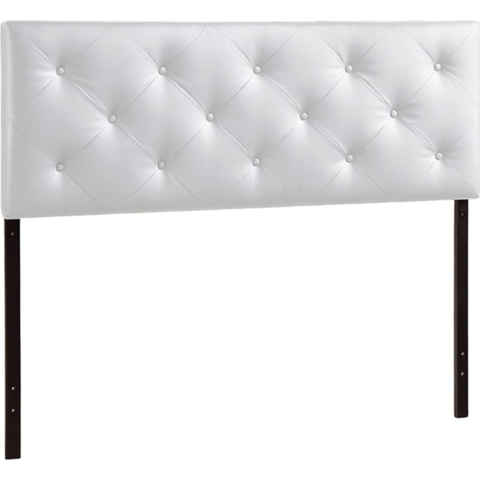 sharley white queen headboard   