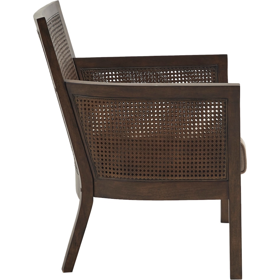 shasta dark brown accent chair   