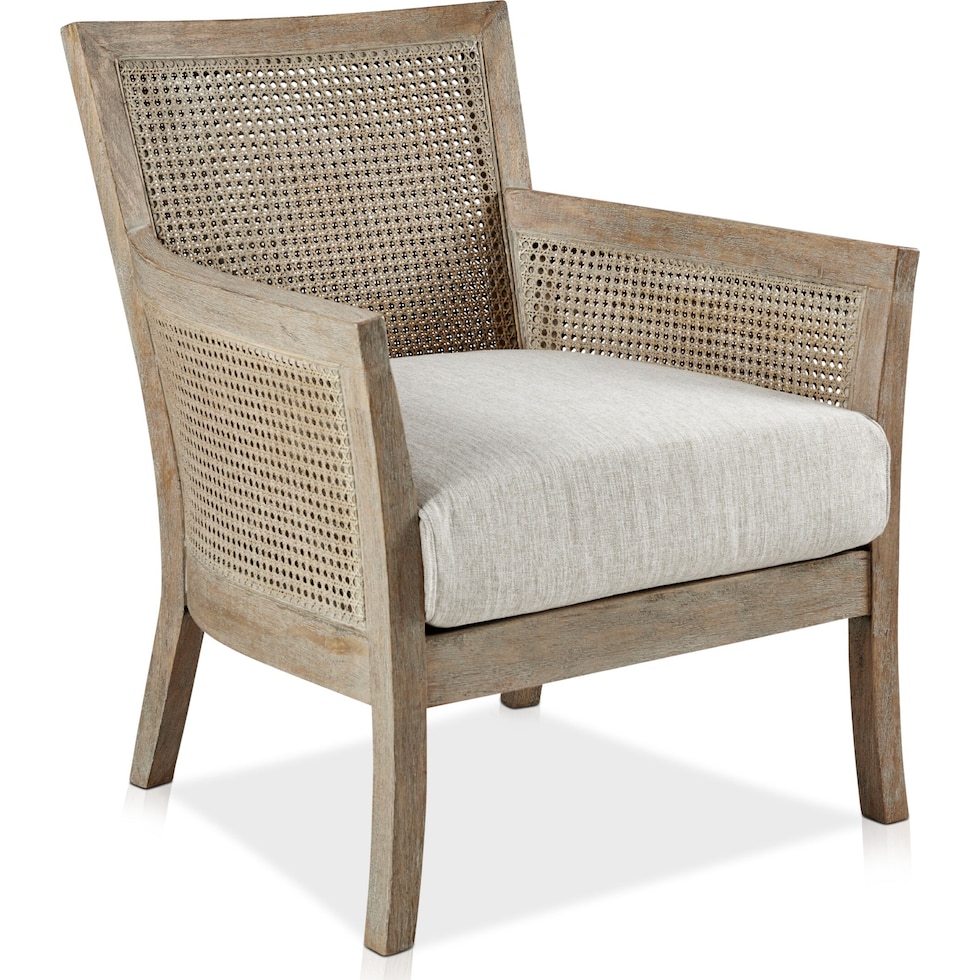 shasta light brown accent chair   