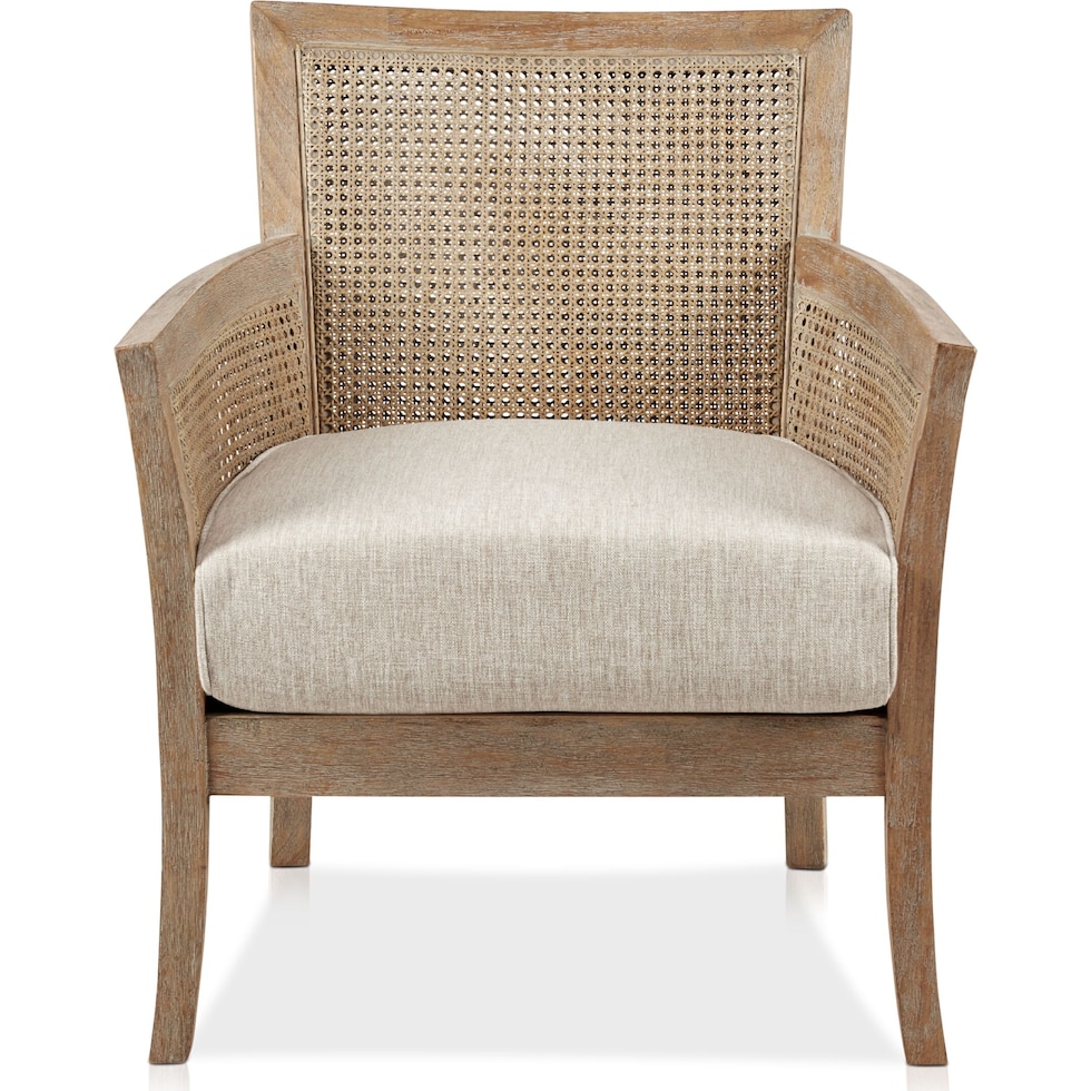 shasta light brown accent chair   