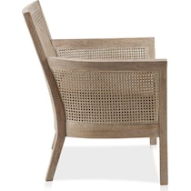 shasta light brown accent chair   
