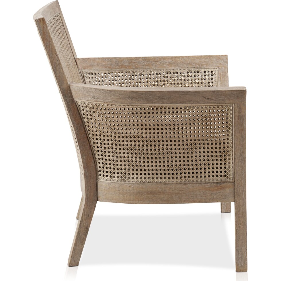 shasta light brown accent chair   