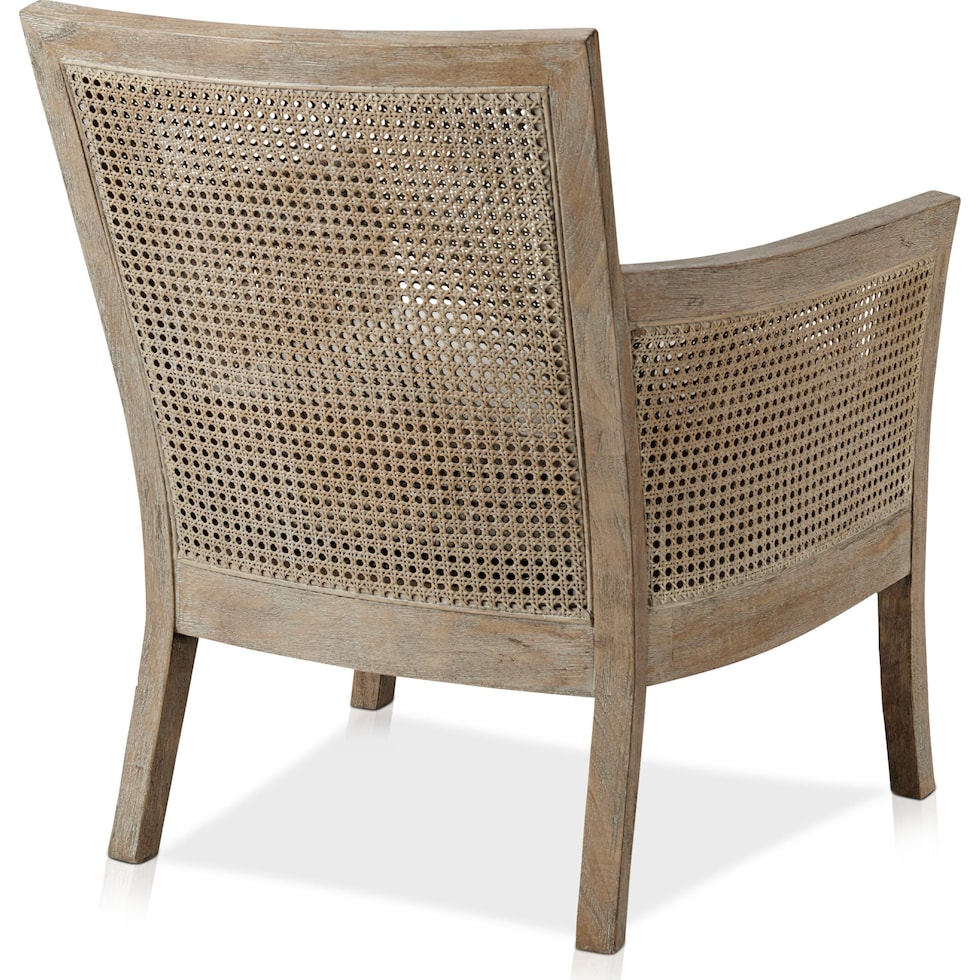 shasta light brown accent chair   