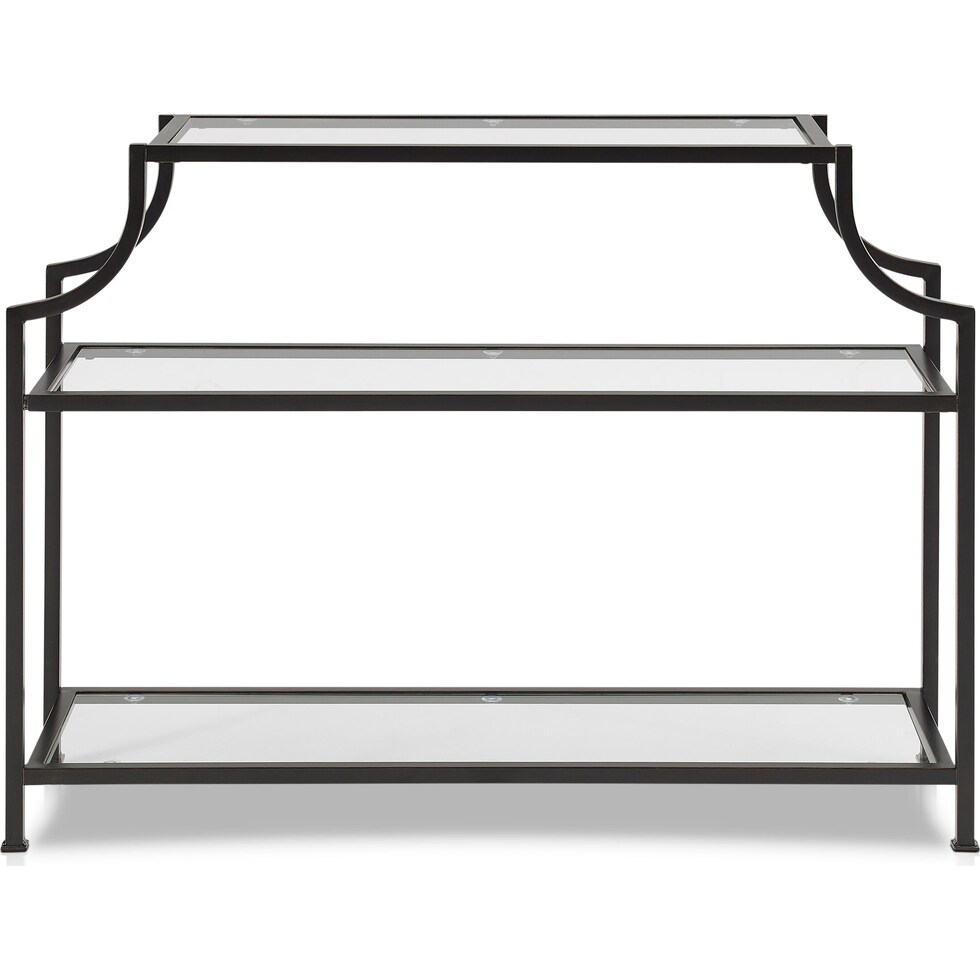 shea gold console table   