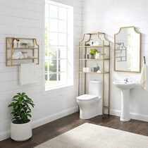 shea gold mirror   