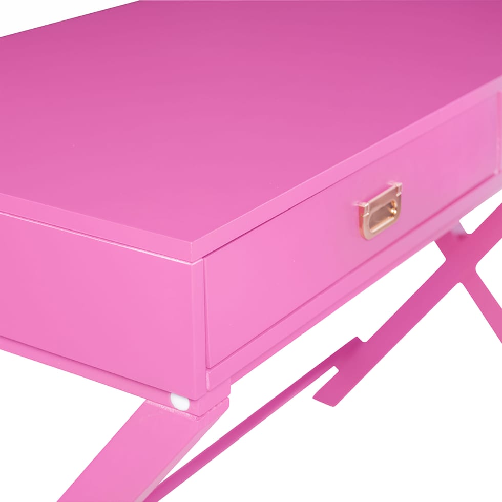 shelby pink desk   