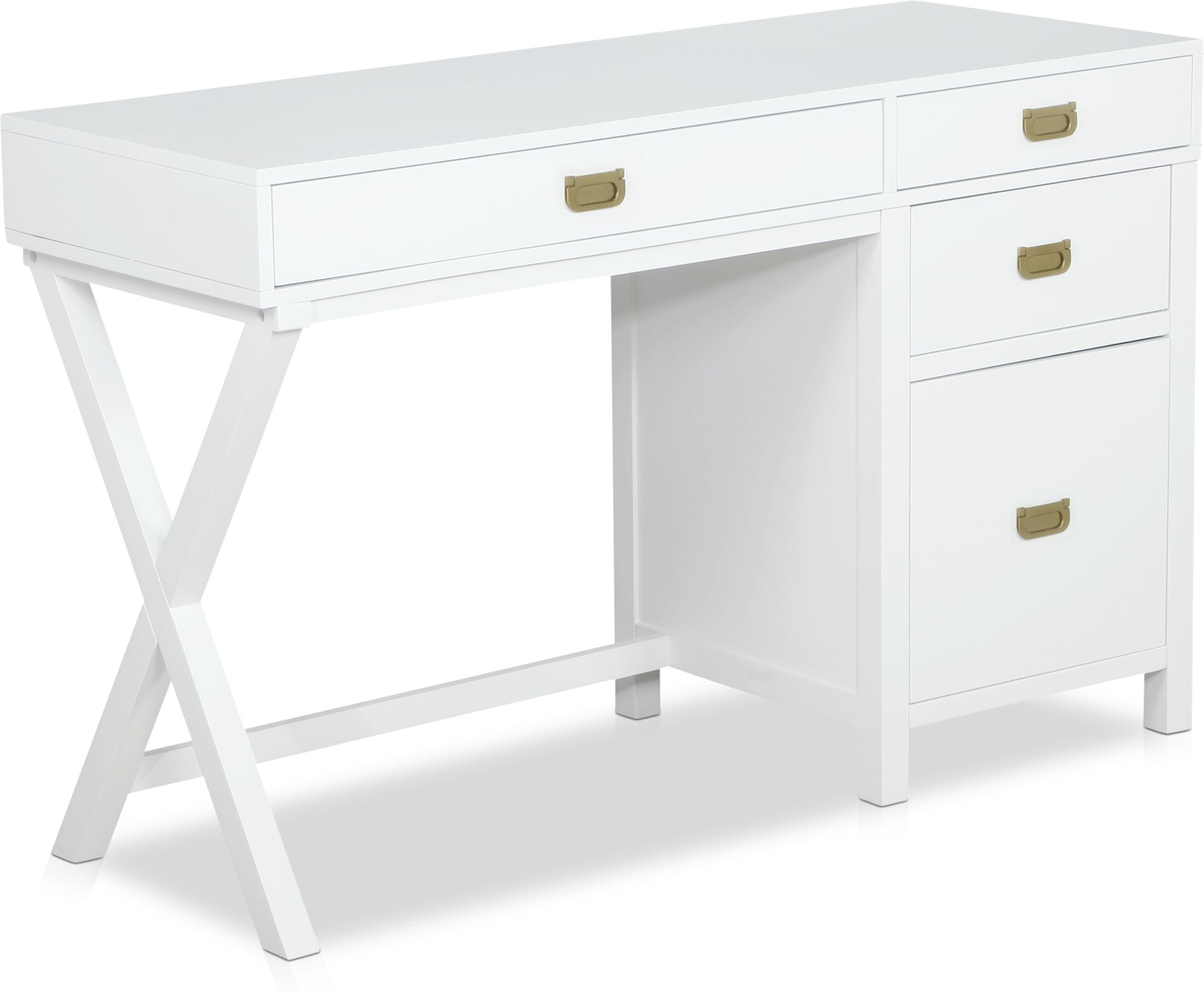 value city white desk