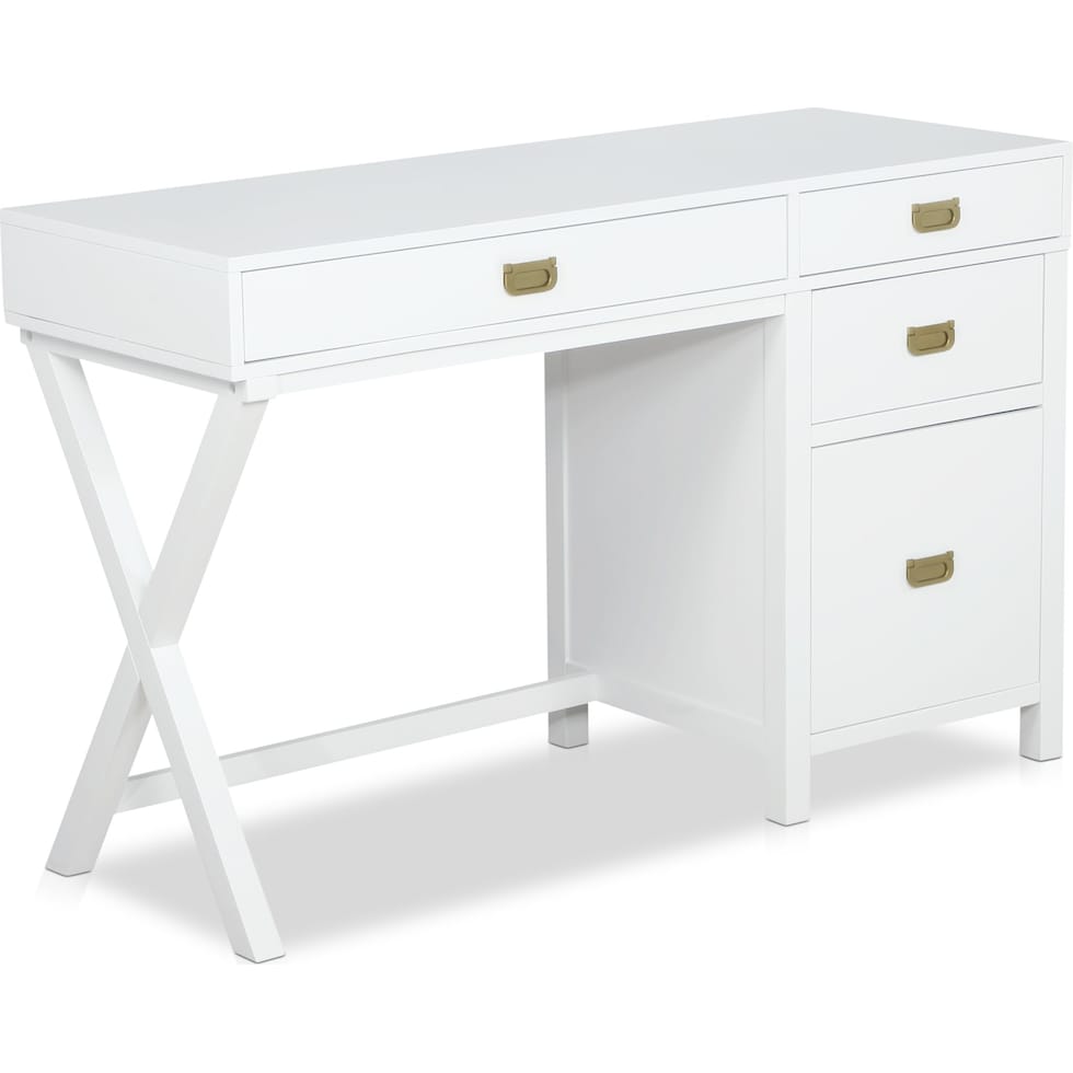 shelby white desk   