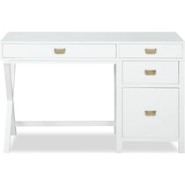 shelby white desk   