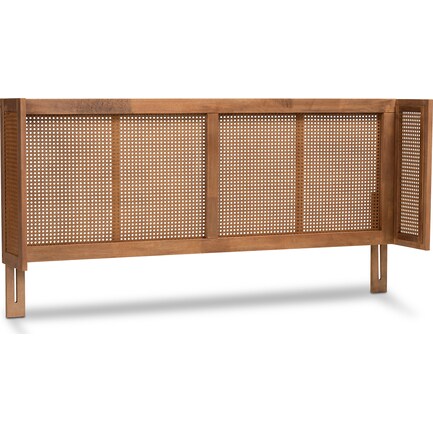 Sheniah Queen Headboard - Ash Walnut