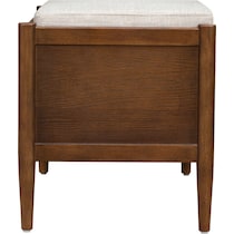 sheraton dark brown bench   