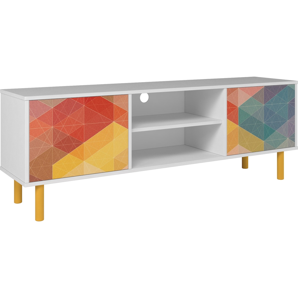 sheri multicolor tv stand   