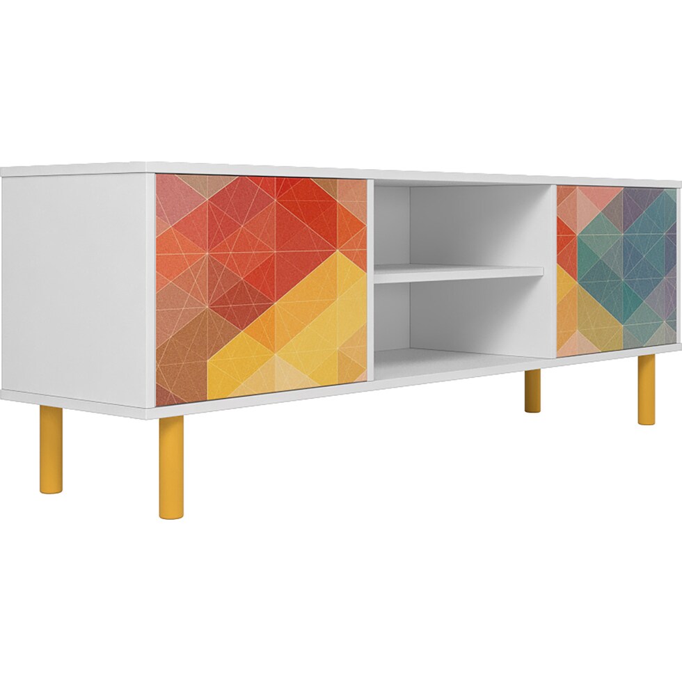 sheri multicolor tv stand   