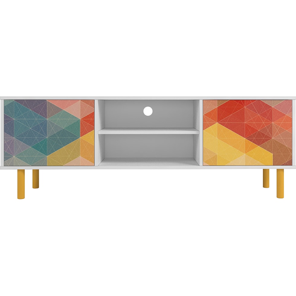 sheri multicolor tv stand   