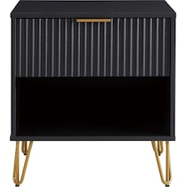 sheridan black nightstand   