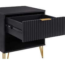 sheridan black nightstand   