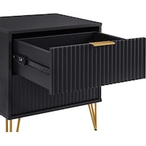 sheridan black nightstand   