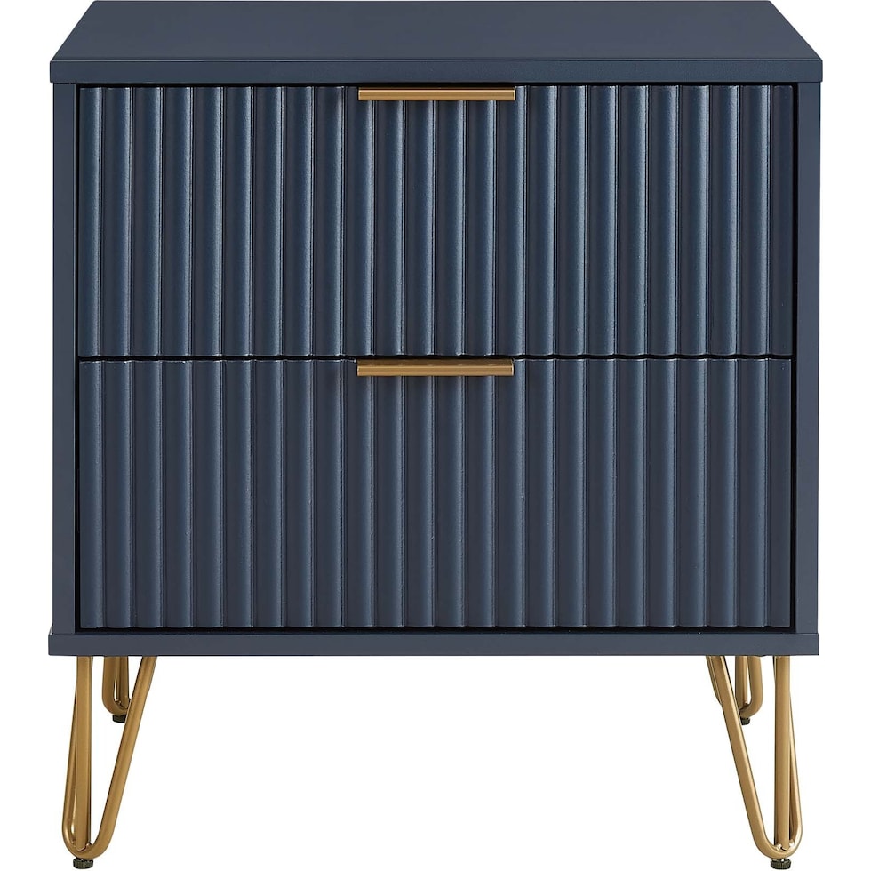 sheridan blue nightstand   