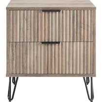sheridan gray nightstand   