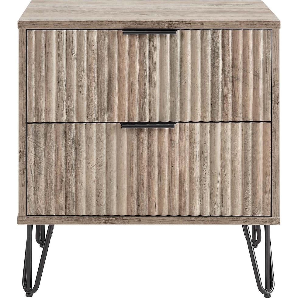 sheridan gray nightstand   