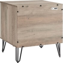 sheridan gray nightstand   