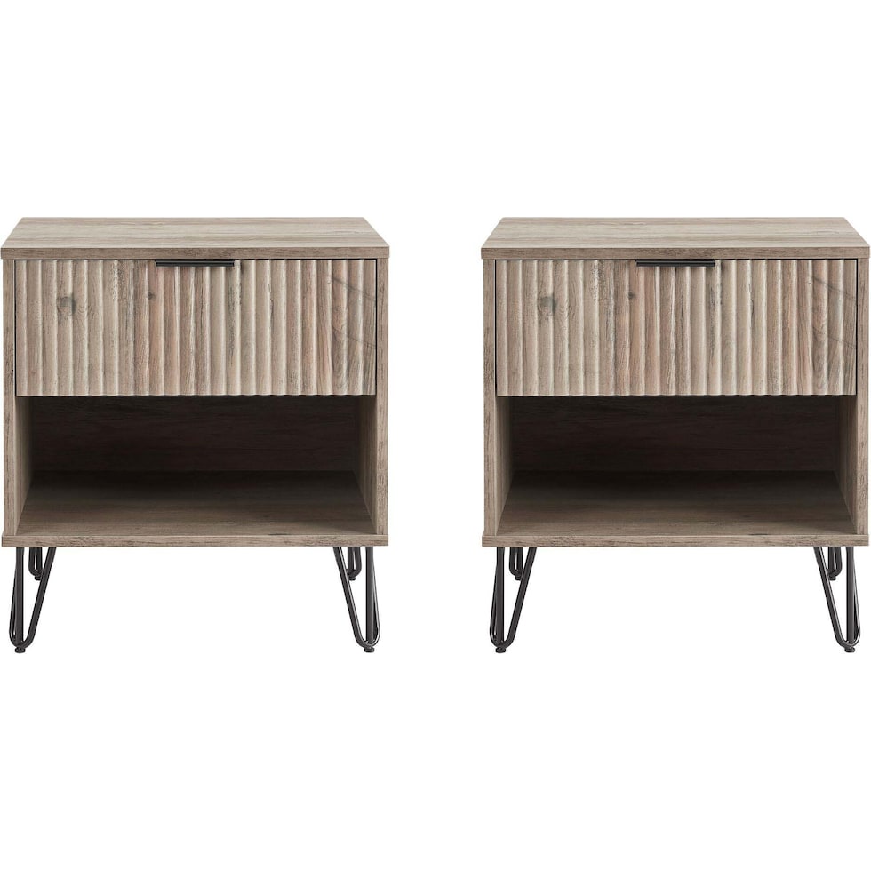 sheridan gray nightstand   