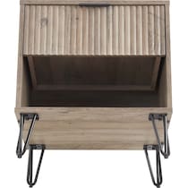 sheridan gray nightstand   
